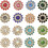 Sunflower Rhinestones Flatback Crafts 14mm 100 pcs 1