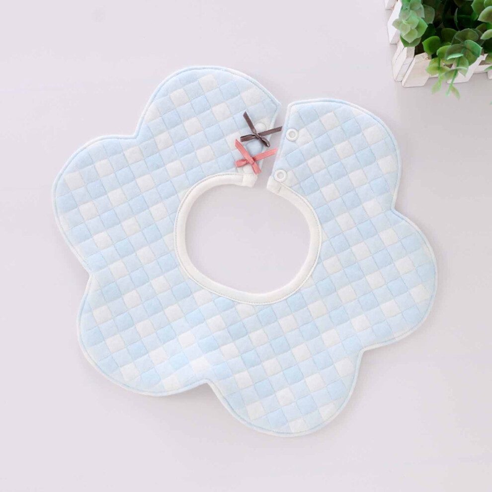 Baby Rose Bib Three-Layer Thickened Waterproof 360