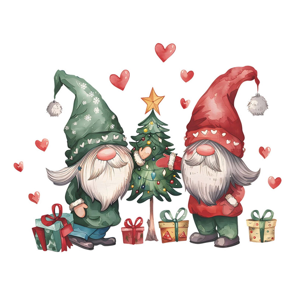 Christmas Dwarf Wall Stickers For Bedroom Living Room 9023022675996