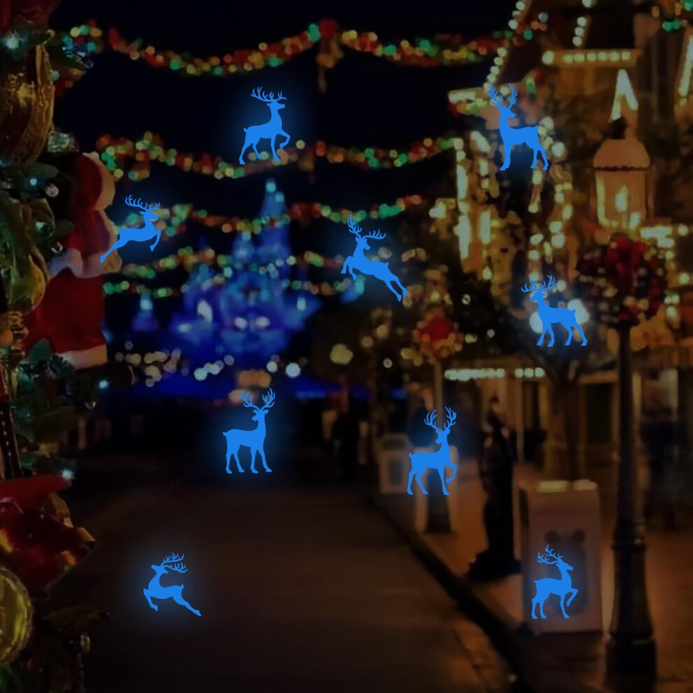 Glow-In-The-Dark Sika Deer Wall Decals, 12 Pcs 9023022676115