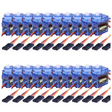 20PCS SG90 9G Servo Servo Motor for RC Planes Robot Arm Fixed-Wing Servo Motor Control for Airplane 180