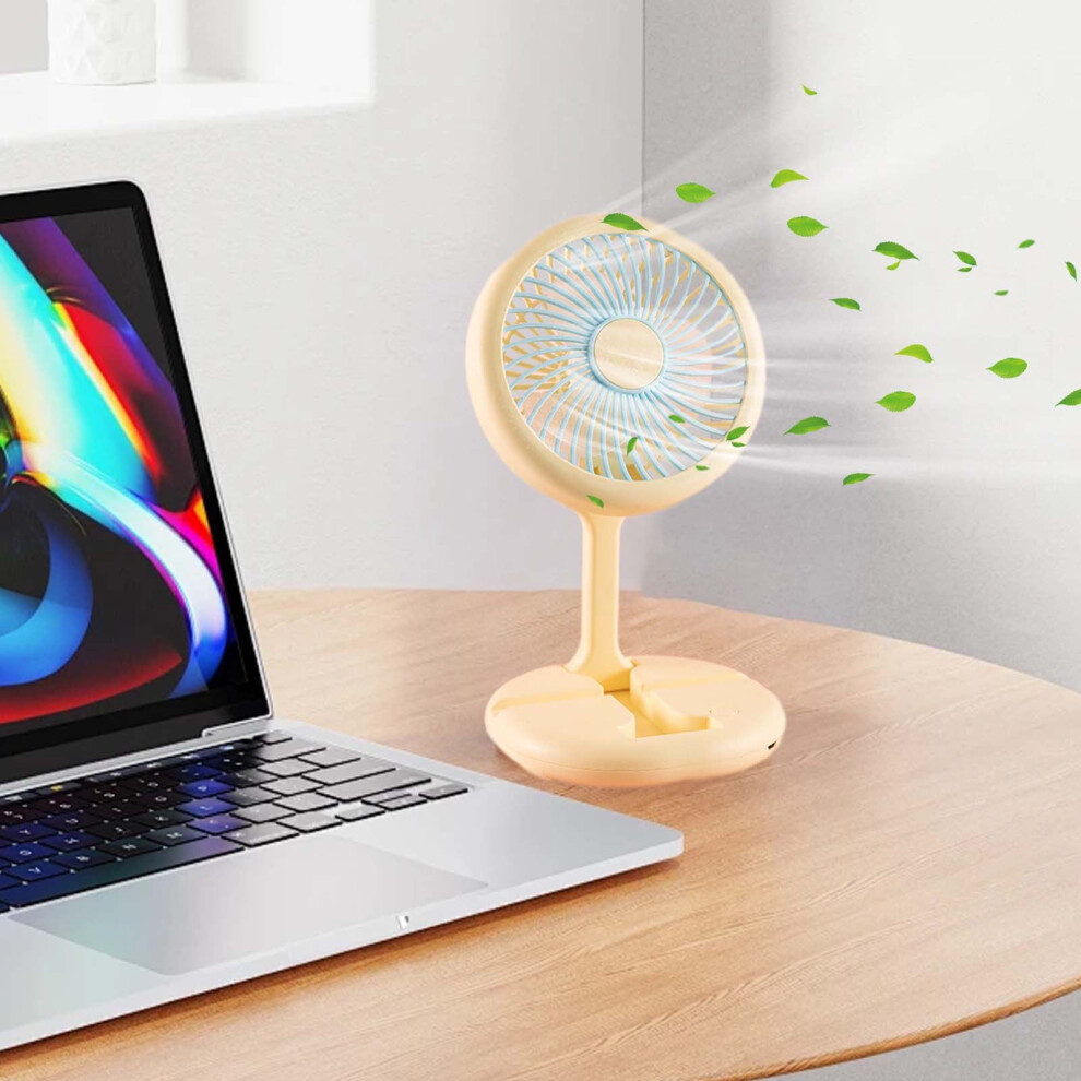 Foldable Usb Rechargeable Handheld Fan With Phone Stand 9023022679987