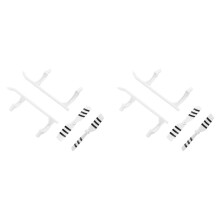 2X RC Speelgoed Helikopter Upgrade C138 Onderstel & Staartrotor Kit voor RC ERA C138 Bell 206 1:33 RC Speelgoed Helikopter Onderdelen