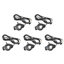 5X Ebike Thumb Throttle with LCD Display, Speed Control Handlebar Grips Electric Bike Accessories