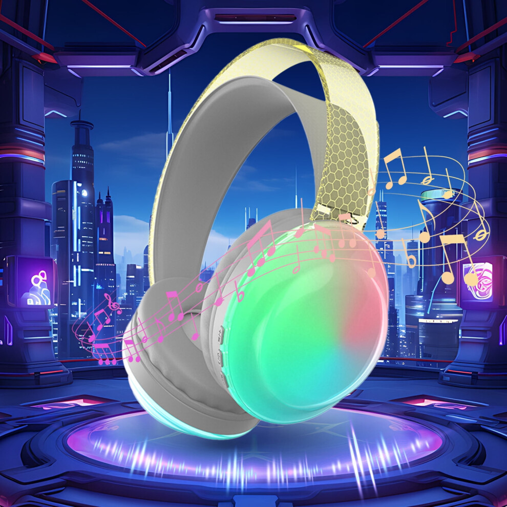 Noise Cancelling Over-Ear Headphones Bluetooth Wireless Rgb 9357860696968