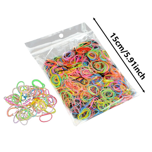 Glow-in-the-Dark Rubber Bands Mega Pack 1000 1