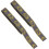 2 Ρολά15,4 Γιάρδες3/4" Κορδέλα Boho Jacquard, Χρυσό Vintage Ρόμβος, Κέντημα από Πολυεστέρα για 1
