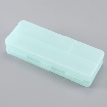 Translucent Matte Pencil Case Plastic Double-Sided 1 Pack