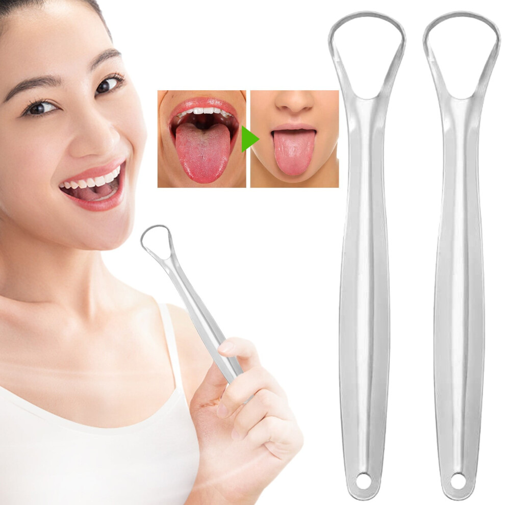 Tongue Scraper Oral Care Tool for Adults 2 pcs