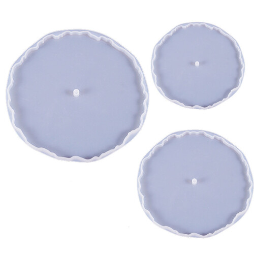 DIY Silicone Mold Clear Resin Tray 3-Tier 1