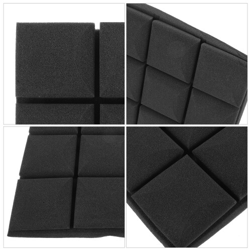 Soundproof Wall Foam Insulation Panel 4 pcs 1