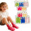 Polyester mid-calf socks for kids and home use: soft, 2