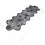 Black polyester lace table runner 14 x 48 inches 5