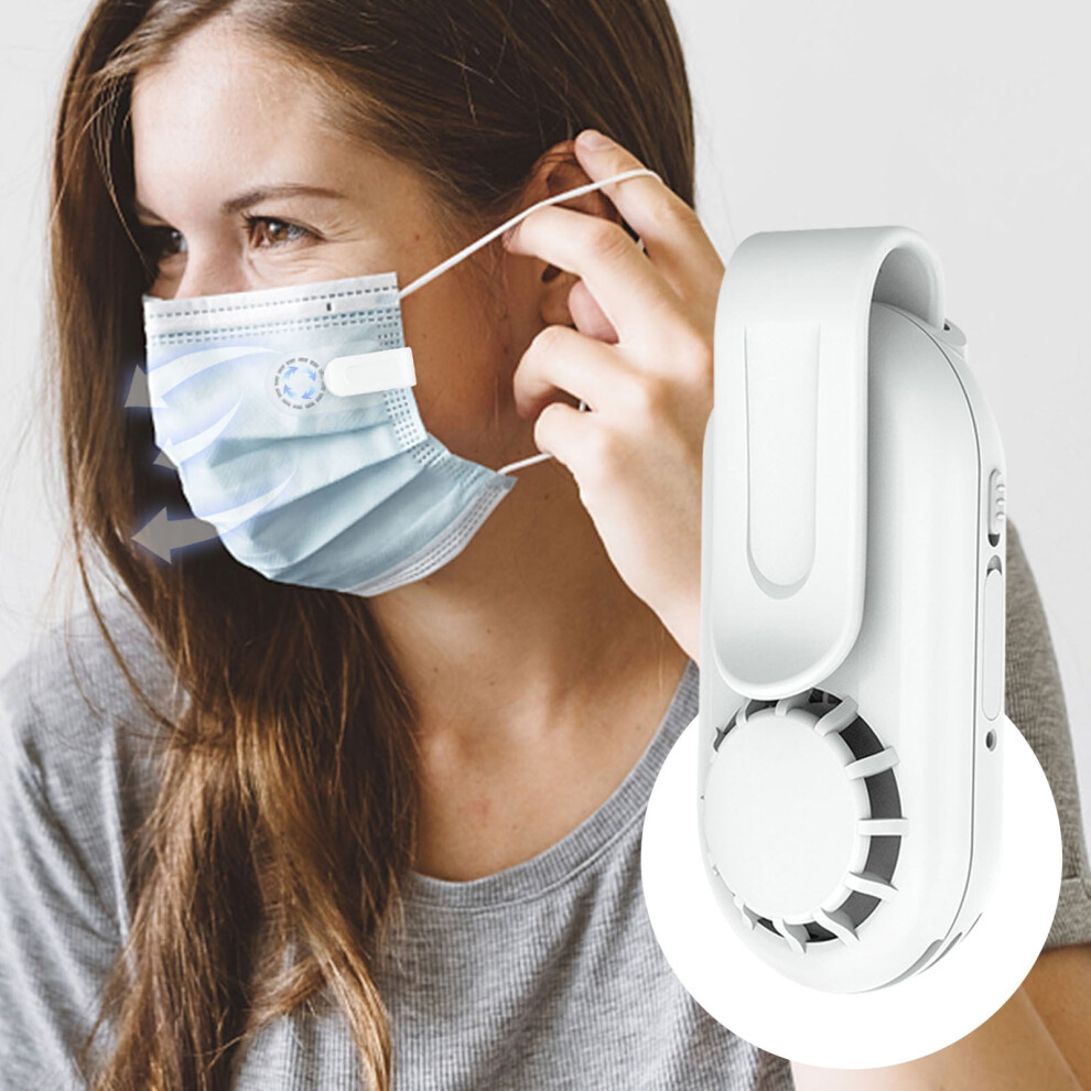Portable Mask Fan With Usb Charging And Silent Operation 9023022687821