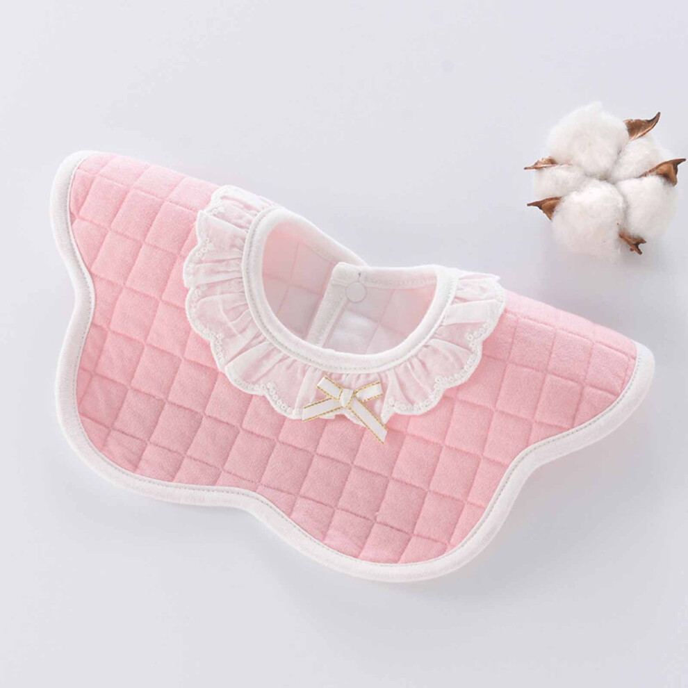 Baby bib waterproof lace 360 rotatable 4-layer