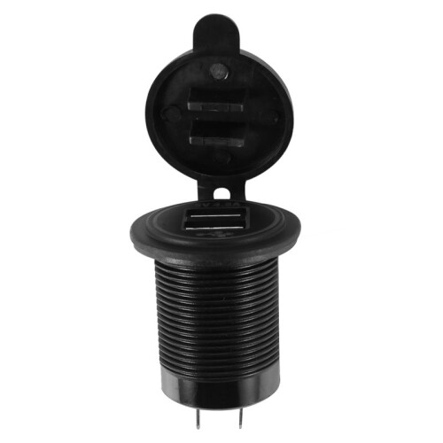 5X 5V 4.8A Dual Usb Charger Socket Adapter Power Socket for 12V 24V Car Ship Rv 1