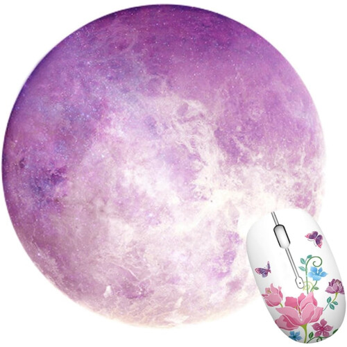 LINLIN round mouse pad soft non-slip 8.5 inch