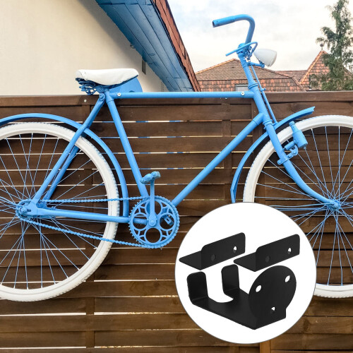 Raindrops Bike Wall Hanger Set 2 1
