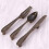 45 Pcs Knife Spoon Fork Kitchen Cabinet Closet Drawer Pull Handles Knobs 3-Inch Center to Center Bronze 2