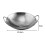 Stainless Steel Wok Double Handle 9 Inch 7