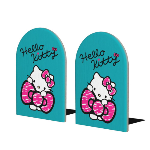 2 πακέτα βιβλιοστάτες Hello Kitty χαριτωμένο πώμα βιβλίου κινουμένων σχεδίων βαρέως