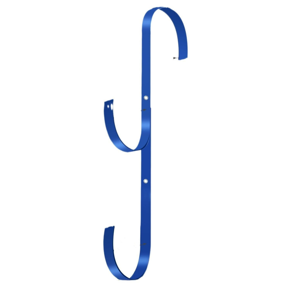Pool Pole Hanger Aluminum Telescopic Pole Holder Blue 9023022707970