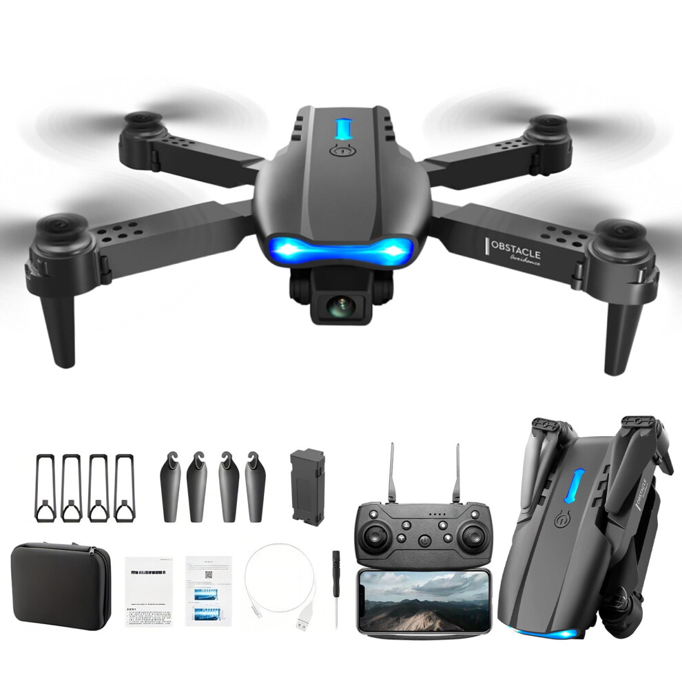 Foldable Drone With 4K Camera And Wifi Fpv Blue 9023022707796