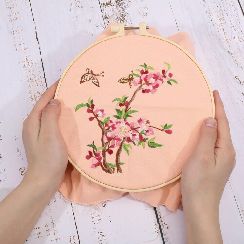Wood Embroidery Hoops Plastic Ring 4 Styles 2