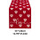 Red Heart Table Runner Linen Flax 18x90 inches 3
