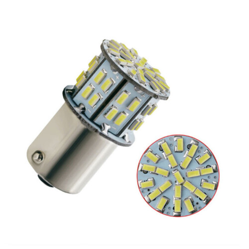 BA15S RV Interior LED Bulbs 10 pcs 12V 50SMD Cool White 1