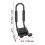 Kayak Car Rack J-Bar Set with Cushioning Straps 2-Pack 8
