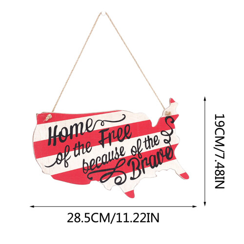Pendentif mural drapeau américain 28,5 cm 2