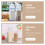 Clear Square Milk Bottle Portable Water Bottle1000ml 2