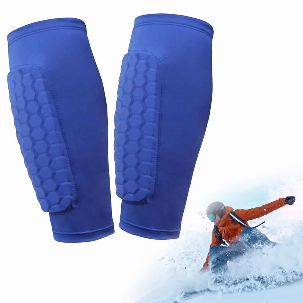 Calf Guards for Skiing Soccer Honeycomb Foam Breathable