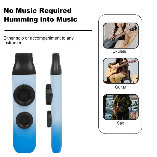 Tomshoo dual flute kazoo with replaceable nozzle 1