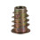 80 Pieces M6x 15mm Hexagon Socket Screw Thread Insert Nut for Wood 4