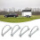 Trailer Coupler Hitch Pin Lock D-Shape Heavy Duty 4-Pack 5