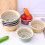 Kitchen Colander Set Round Double-Layer Plastic 2-Piece 5
