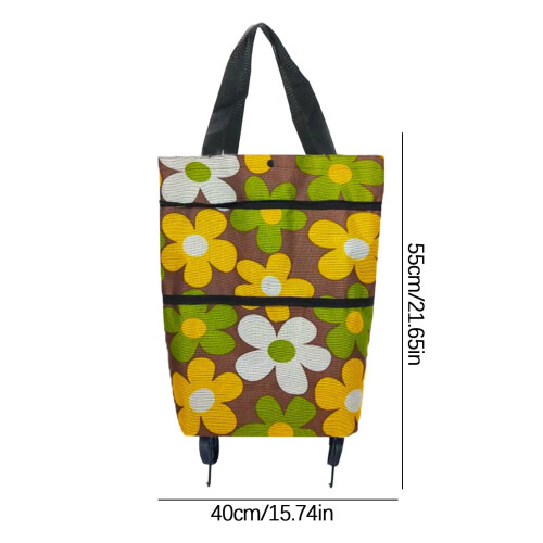 Sac à roulettes portable télescopique 30L 2