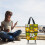 Sac à roulettes portable télescopique 30L 4