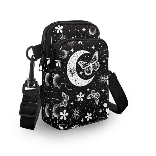 Τσάντα Astral Butterfly Crossbody από πολυεστέρα, 2 στρώσεων 2