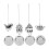 Stainless Steel Tea Infuser Set 4 Pieces for Restaurant Use 5