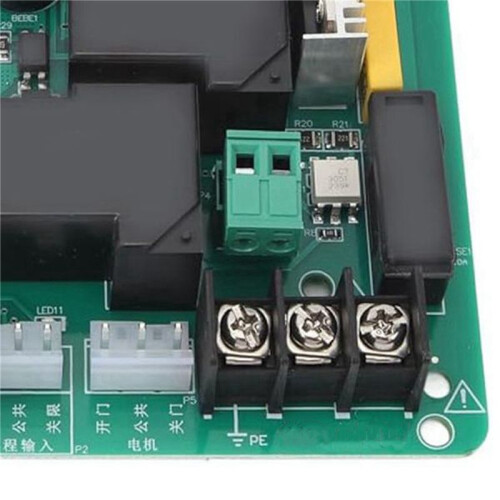2X Circuit Control Board,Automatic Door Opener Control Board,Main Electronic Control Board for Sliding Gate Motor 220V 2