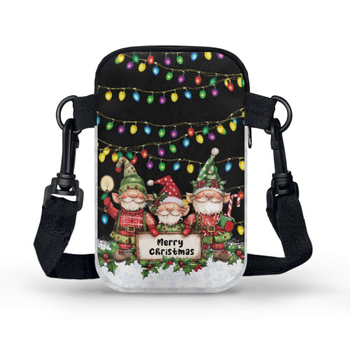 Umhängetasche mit Weihnachtsmannmuster aus Polyester 1