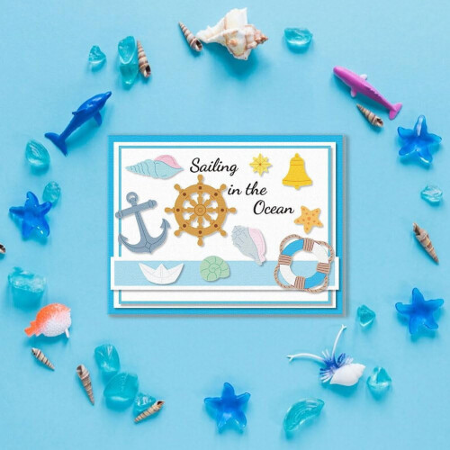 Nautical Ship Anchor Die Cut for Card Making Scrapbooking 2