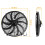 Ventilador de resfriamento de radiador elétrico 12V 16 polegadas 120W 10 pás 5