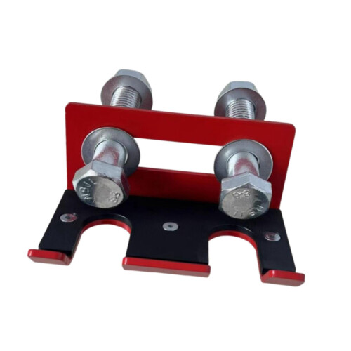 Barbell Holder for Squat Rack Vertical Red 1