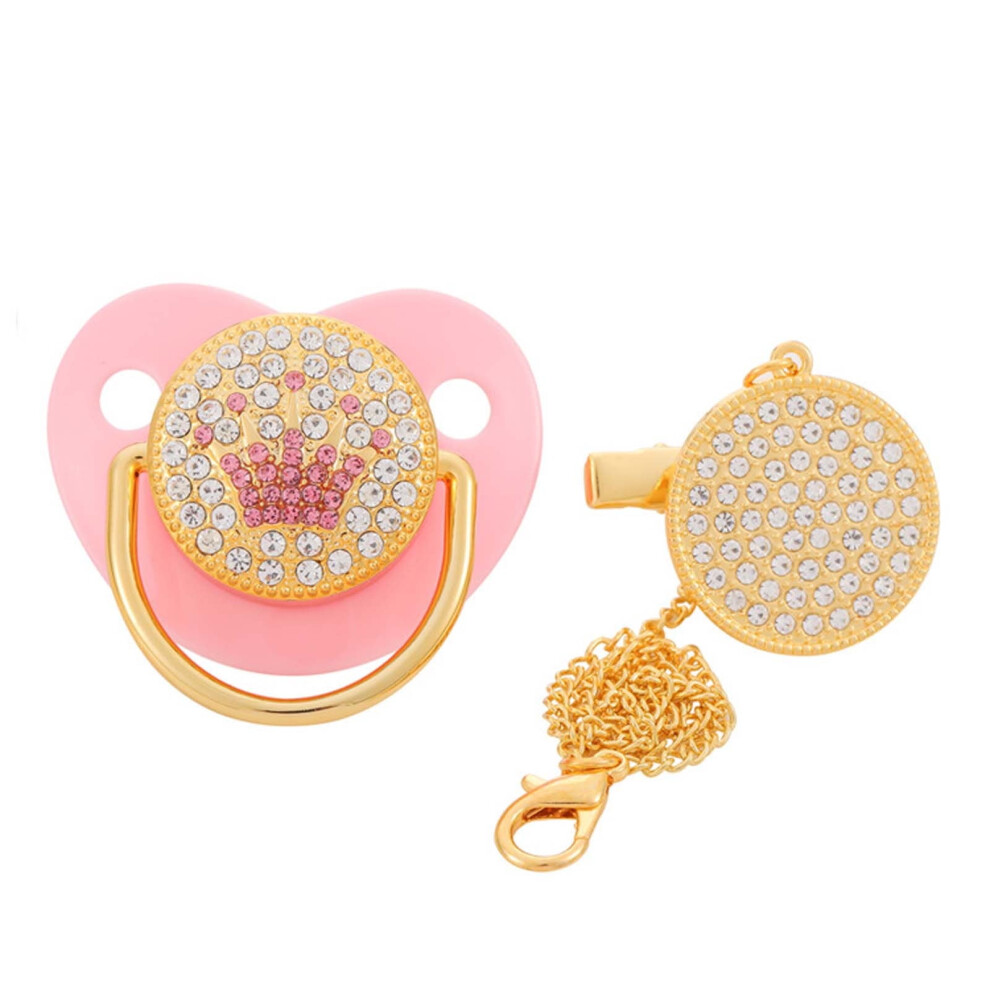 Silicone Pacifier for Newborns Ultra-Light with Clip Chain