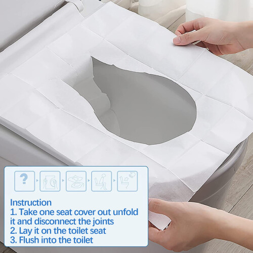 Disposable Toilet Seat Covers Waterproof 20 Count 1