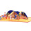 Christmas Houses 3D Greeting Card with Envelope 3